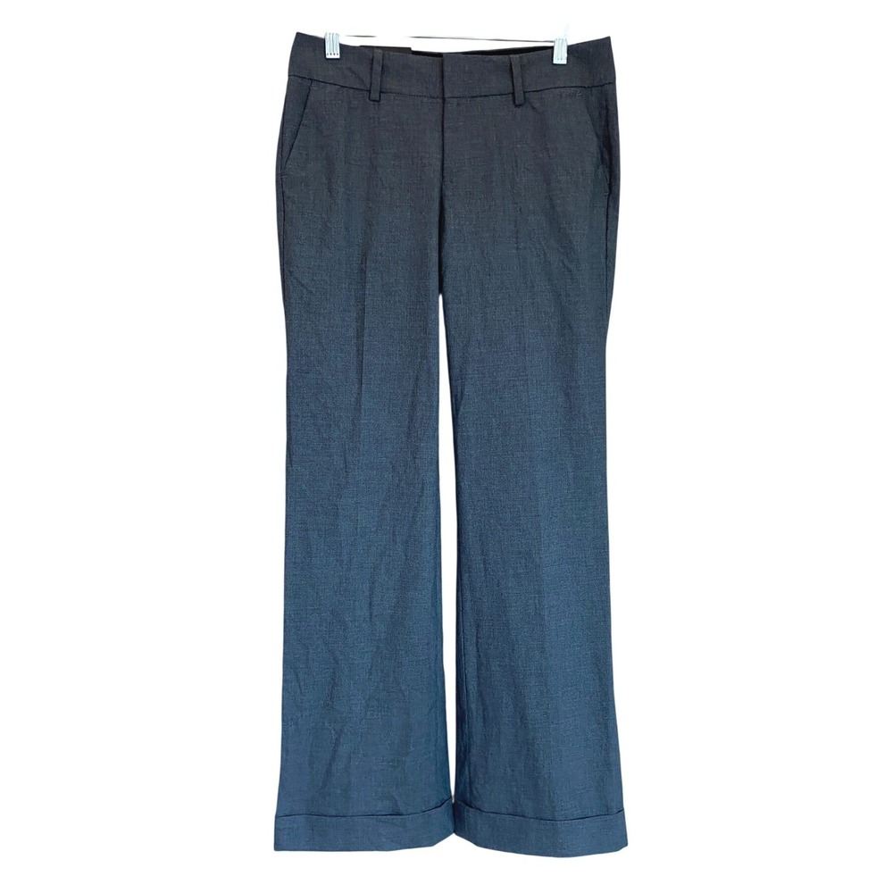 Banana Republic Jackson Fit‎ Womens Gray Tweed Dress Pants Size 4 NWT